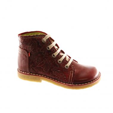 Grünbein Ankle Boots Tessa Naturform burgundy | 45